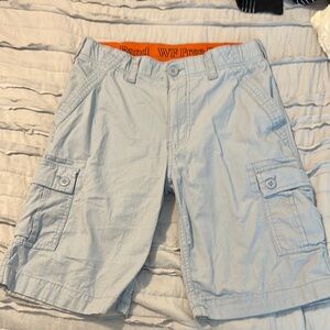 Wrangler Men's Light Blue Cargo Shorts